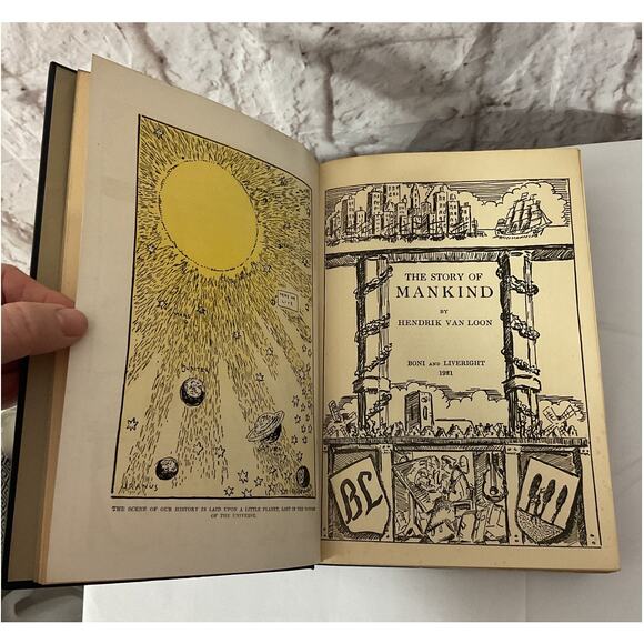 The Story of Mankind Hendrik Van Loon 1921 - Picture 2 of 9